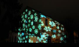 Palangoje - šviesos spektaklis ant kurhauzo sienų