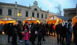 Klaipėdoje įžiebta Kalėdų eglė