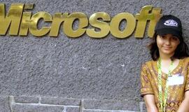 Mirė 16-metė pakistanietė - jauniausia "Microsoft" darbuotoja