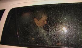 Girti vairuotojai daužė automobilius