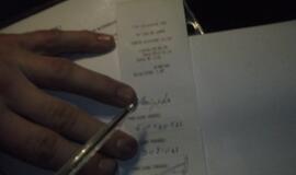 Girti vairuotojai daužė automobilius