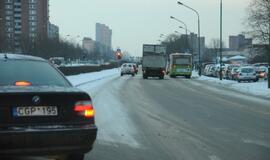 Gatvių valymas: padėtis įvairiose miesto vietose sausio 24 d. 9 val.
