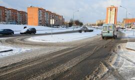 Žiema į darbą pašaukė kelių valytojus