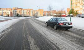 Žiema į darbą pašaukė kelių valytojus