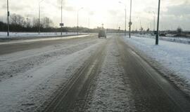 Žiema į darbą pašaukė kelių valytojus