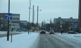 Gatvių valymas: padėtis įvairiose miesto vietose sausio 24 d. 9 val.