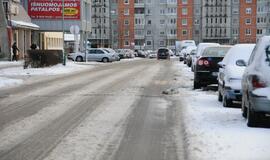 Žiema į darbą pašaukė kelių valytojus