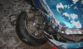 Girto vairuotojo sukelta avarija