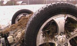 Avarija apsnigtoje automagistralėje