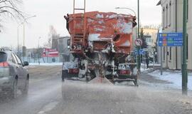 Dėl blogo gatvių valymo kaltos ir oro sąlygos