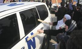 Gazos ruože užpulta JT generalinio sekretoriaus automobilių vilkstinė