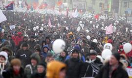 Maskvoje - mitingas "Už sąžiningus rinkimus"