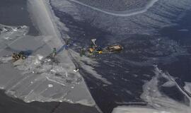 Nekasdieniai vaizdai iš pasieniečių sraigtasparnio