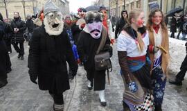 Į Užgavėnes – ir per lietų