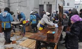 Į Užgavėnes – ir per lietų