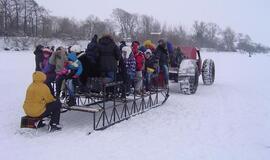 Užgavėnės ant Kuršių marių ledo