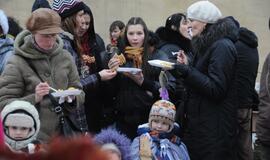 Į Užgavėnes – ir per lietų