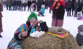 Užgavėnės ant Kuršių marių ledo