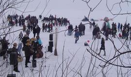 Užgavėnės ant Kuršių marių ledo