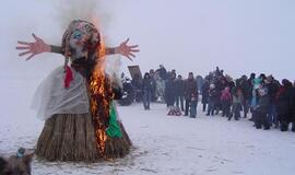 Užgavėnės ant Kuršių marių ledo