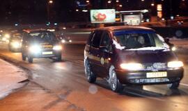 Streikuoja Vilniaus taksistai