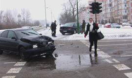 Per susidūrimą išsiskleidė 4 oro pagalvės