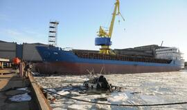 Uoste ties krantine nuskendo žemsiurbė