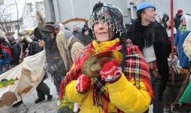 Į Užgavėnes – ir per lietų