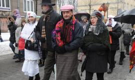 Į Užgavėnes – ir per lietų