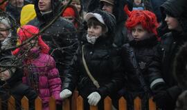 Į Užgavėnes – ir per lietų