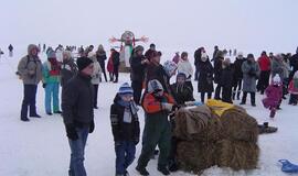 Užgavėnės ant Kuršių marių ledo