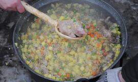 Į Užgavėnes – ir per lietų