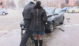 Per susidūrimą išsiskleidė 4 oro pagalvės