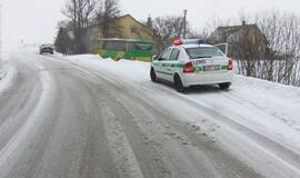 Autobuso avarija kelyje Plikiai-Jokūbavas