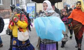 Į Užgavėnes – ir per lietų