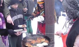 Užgavėnės ant Kuršių marių ledo