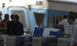 Avarija geležinkelio stotyje Argentinoje