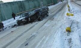 Avarijos Klaipėdos gatvėse pirmadienį ryte