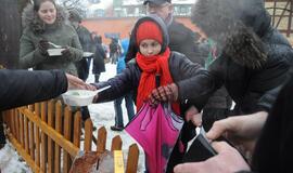 Į Užgavėnes – ir per lietų