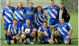 Žurnalistai išmėgino jėgas futbolo čempionate