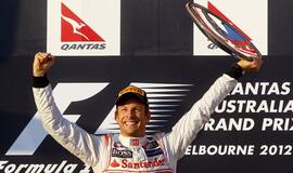 "Formulės-1" sezonas prasidėjo brito Jensono Buttono pergale Melburne