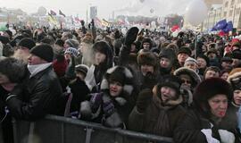 Opozicijos mitinge Maskvoje dalyvavo apie 14 tūkstančių žmonių