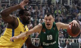 "Panathinaikos" su Šarūnu Jasikevičiumi po pratęsimo pralaimėjo "Maccabi Electra" ekipai