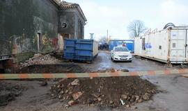 Prie perkėlos rastas sprogmuo