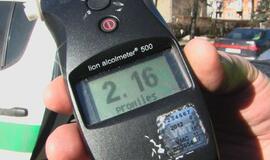 Girtas jubiliatas daužė "Audi" automobilius