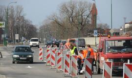 Pavasarinis Klaipėdos gatvių ženklinimas