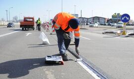 Pavasarinis Klaipėdos gatvių ženklinimas