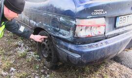 Iš paskaitų skubėjo namo, bet užklupo liūtis