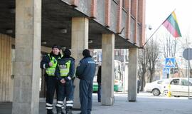 Piketas prie Klaipėdos apygardos teismo