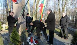 Klaipėdiečiai susirinko pagerbti Adomo Brako atminimą